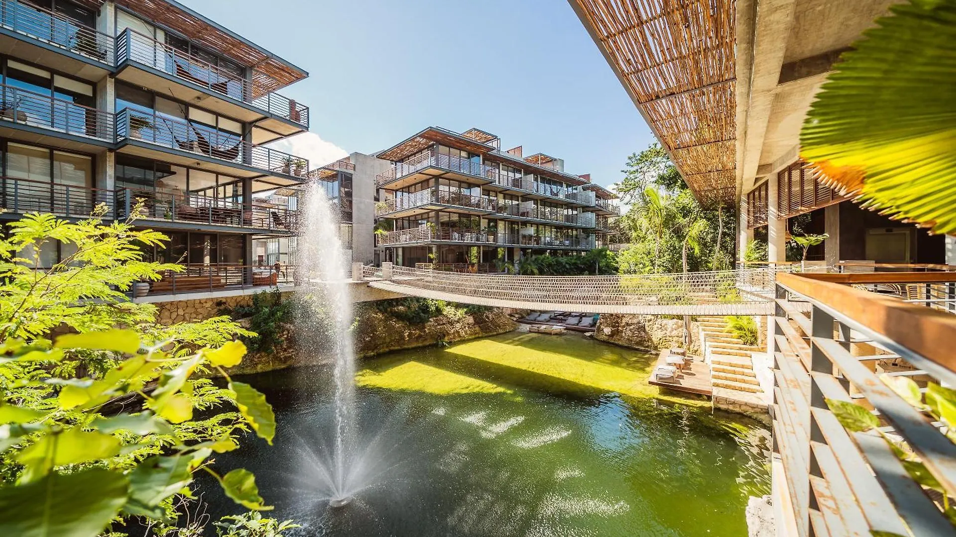 Amazing 1Br Swim Up Cenote Gym Apartment Tulum